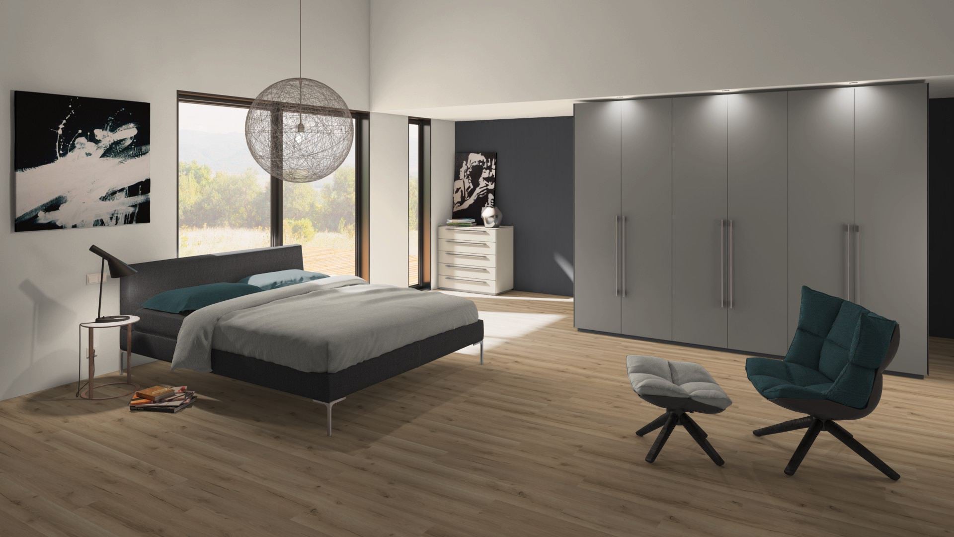 SPC Klick-Vinylboden Traffic Artemis 6,5 mm mit integrierter Trittschalldämmung – 5