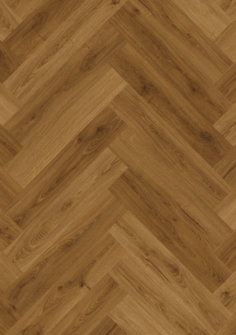 Vinylboden Fischgrät Quick-Step Botanic Caramel Oak