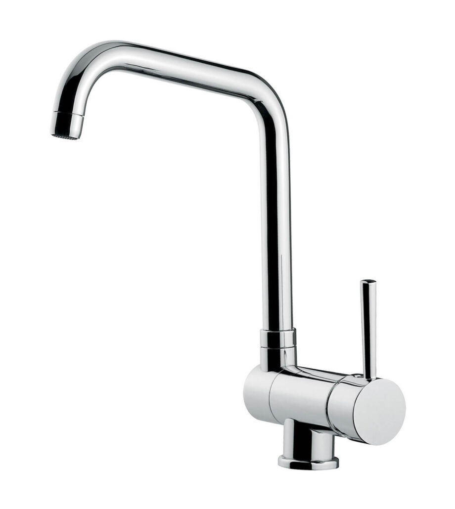 Vorfenster-Küchenarmatur Emmevi Eden 71335 mit abklappbarem Auslauf, Chrom Vorfenster-Küchenarmatur Emmevi Eden 71335 mit abklappbarem Auslauf
