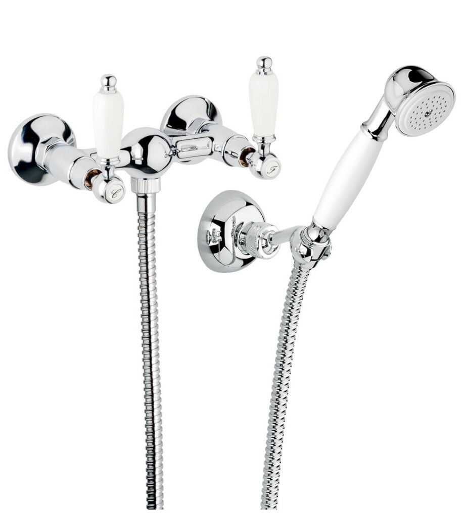 Wand-Duscharmatur Emmevi Decò Ceramic 121002, Chrom, Armatur + Brauseset Wand-Duscharmatur Emmevi Decò Ceramic 121002 – 2