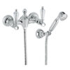 Wand-Duscharmatur Emmevi The One Atena 98002, Chrom, Mit klarem Kristall, Armatur + Brauseset Wand-Duscharmatur Emmevi The One Atena 98002 – 4