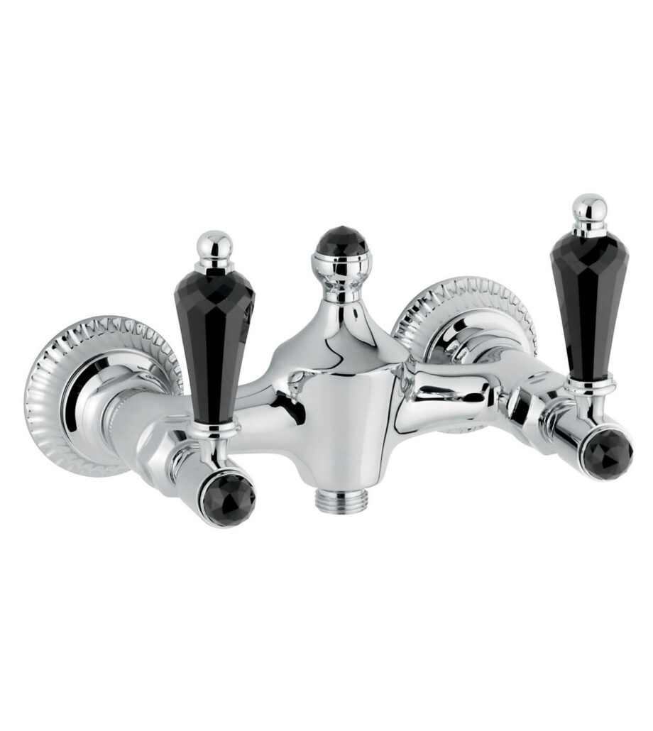 Wand-Duscharmatur Emmevi The One Atena 98002, Chrom, Mit schwarzem Kristall, Nur Armatur Wand-Duscharmatur Emmevi The One Atena 98002 – 5