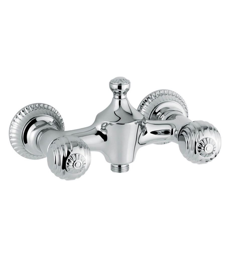 Wand-Duscharmatur Emmevi The One Cloe 98002, Chrom, Ohne Kristall, Nur Armatur Wand-Duscharmatur Emmevi The One Cloe 98002