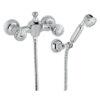Wand-Duscharmatur Emmevi The One Leda 98002, Chrom, Ohne Kristall, Armatur + Brauseset Wand-Duscharmatur Emmevi The One Leda 98002 – 2