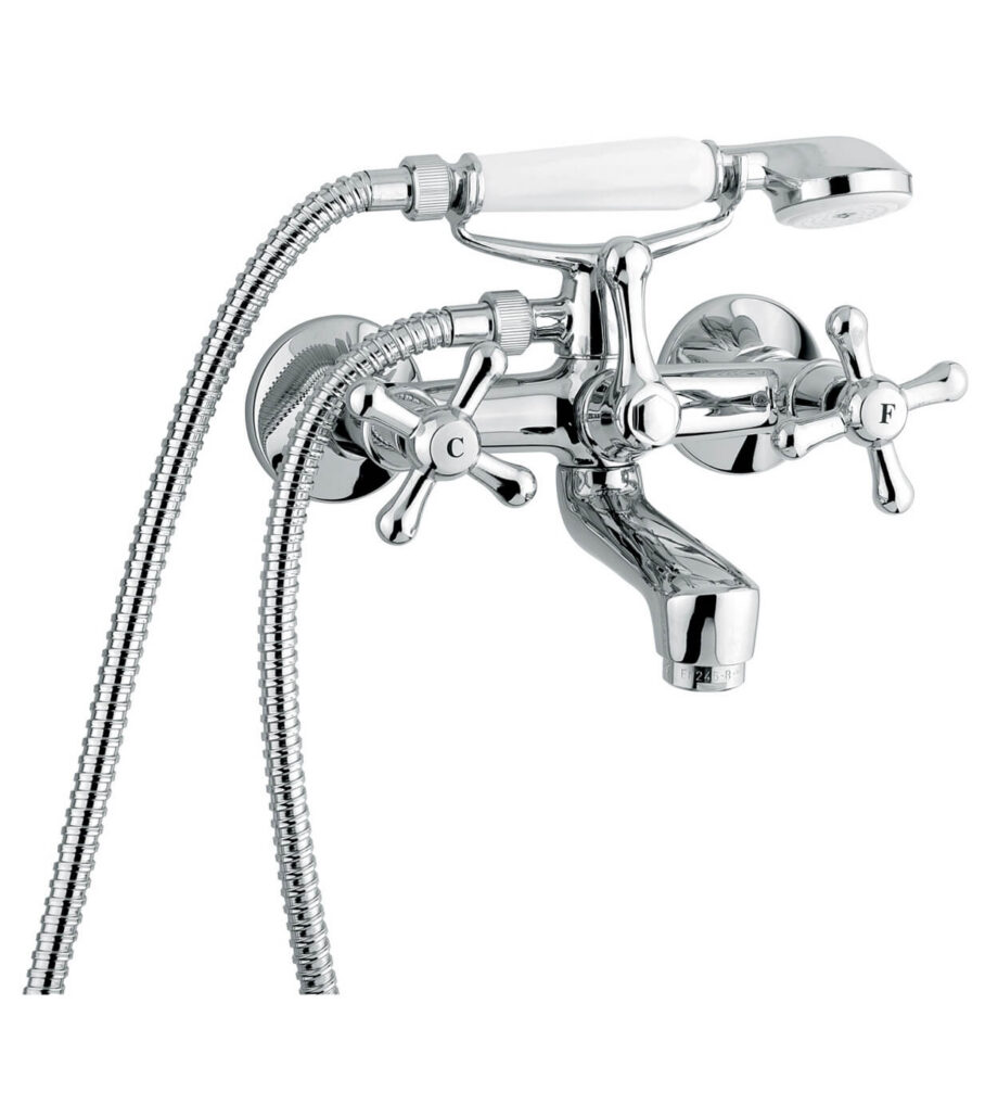 Wand-Wannenarmatur Emmevi Stella 17011, Chrom Wand-Wannenarmatur Emmevi Stella 17011