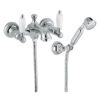 Wand-Wannenarmatur Emmevi The One Atena 98001, Chrom, Ohne Kristall, Armatur + Brauseset Wand-Wannenarmatur Emmevi The One Atena 98001 – 2