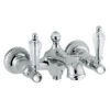 Wand-Wannenarmatur Emmevi The One Atena 98001, Chrom, Mit klarem Kristall, Nur Armatur Wand-Wannenarmatur Emmevi The One Atena 98001 – 3