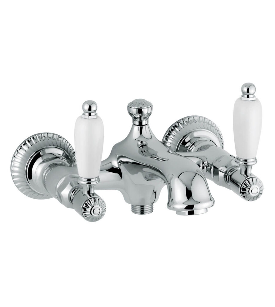 Wand-Wannenarmatur Emmevi The One Atena 98001, Chrom, Ohne Kristall, Nur Armatur Wand-Wannenarmatur Emmevi The One Atena 98001