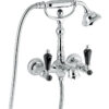 Wand-Wannenarmatur Emmevi The One Atena 98011, Chrom, Mit schwarzem Kristall Wand-Wannenarmatur Emmevi The One Atena 98011 – 3