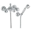 Wand-Wannenarmatur Emmevi The One Cloe 98001, Chrom, Mit klarem Kristall, Armatur + Brauseset Wand-Wannenarmatur Emmevi The One Cloe 98001 – 4