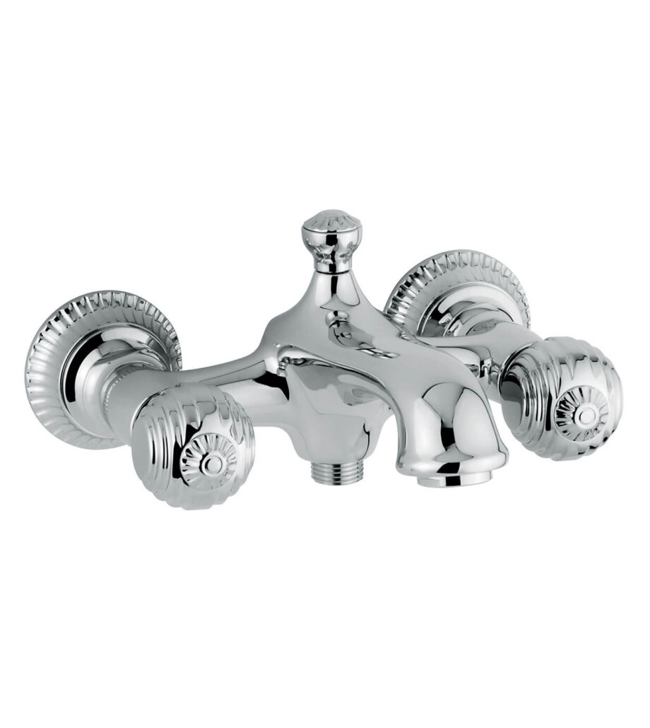 Wand-Wannenarmatur Emmevi The One Cloe 98001, Chrom, Ohne Kristall, Nur Armatur Wand-Wannenarmatur Emmevi The One Cloe 98001