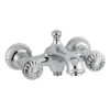 Wand-Wannenarmatur Emmevi The One Leda 98001, Chrom, Ohne Kristall, Nur Armatur Wand-Wannenarmatur Emmevi The One Leda 98001