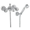 Wand-Wannenarmatur Emmevi The One Leda 98001, Chrom, Ohne Kristall, Armatur + Brauseset Wand-Wannenarmatur Emmevi The One Leda 98001 – 2