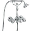 Wand-Wannenarmatur Emmevi The One Leda 98011, Chrom, Ohne Kristall Wand-Wannenarmatur Emmevi The One Leda 98011