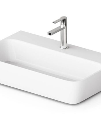 Wandwaschbecken PAA QUADRO 70x43 cm, Mineralguss