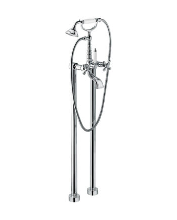 Wannenarmatur auf Standsäulen Emmevi Decò Old 1261128 mit Handbrause