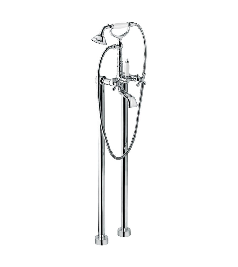 Wannenarmatur auf Standsäulen Emmevi Decò Old 1261128 mit Handbrause