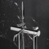 Wannenarmatur auf Standsäulen Emmevi Filobrass 8500128 mit Handbrause – 2