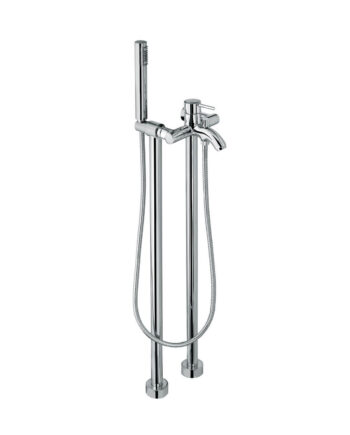 Wannenarmatur auf Standsäulen Emmevi Piper 4500128 mit Handbrause