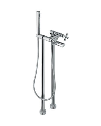 Wannenarmatur auf Standsäulen Emmevi Spirit New 3100128 mit Handbrause