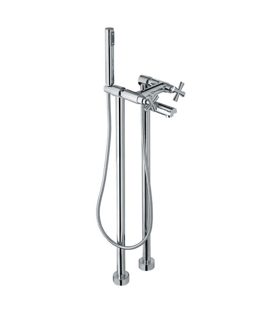 Wannenarmatur auf Standsäulen Emmevi Spirit New 3100128 mit Handbrause