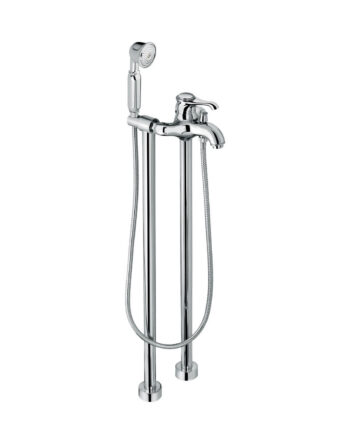 Wannenarmatur auf Standsäulen Emmevi Tiffany 600128 mit Handbrause
