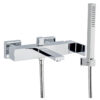 Wannenarmatur Emmevi Gea 26001, Chrom, Geschlossener Hebel, Armatur + Brauseset Wannenarmatur Emmevi Gea 26001 – 4