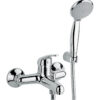 Wannenarmatur Emmevi Giglio 8001, Chrom, Armatur + Brauseset Wannenarmatur Emmevi Giglio 8001 – 2