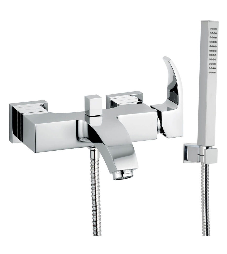 Wannenarmatur Emmevi Niagara 74031, Chrom, Armatur + Brauseset Wannenarmatur Emmevi Niagara 74031 – 2