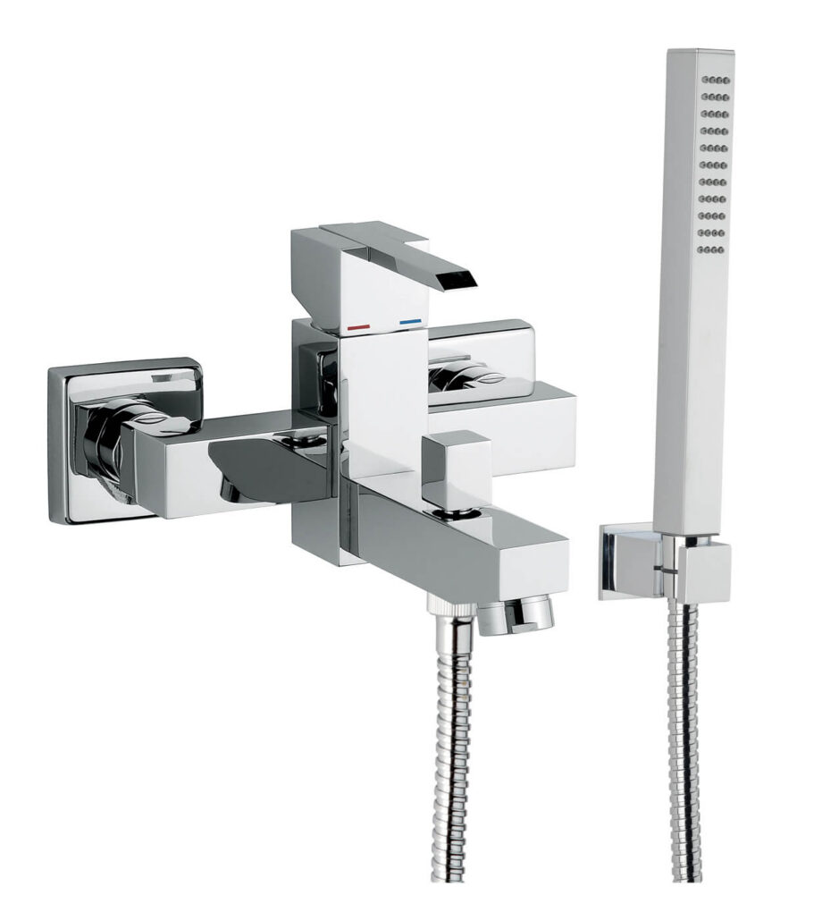 Wannenarmatur Emmevi Sicily 38001, Chrom, Armatur + Brauseset Wannenarmatur Emmevi Sicily 38001 – 2