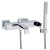 Wannenarmatur Emmevi Siris 47001, Chrom, Geschlossener Hebel, Armatur + Brauseset Wannenarmatur Emmevi Siris 47001 – 4