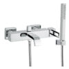 Wannenarmatur Emmevi Siris 47001, Chrom, Gelochter Hebel, Armatur + Brauseset Wannenarmatur Emmevi Siris 47001 – 6