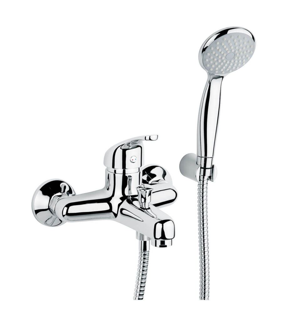 Wannenarmatur Emmevi Winny 95001, Chrom, Armatur + Brauseset Wannenarmatur Emmevi Winny 95001 – 2