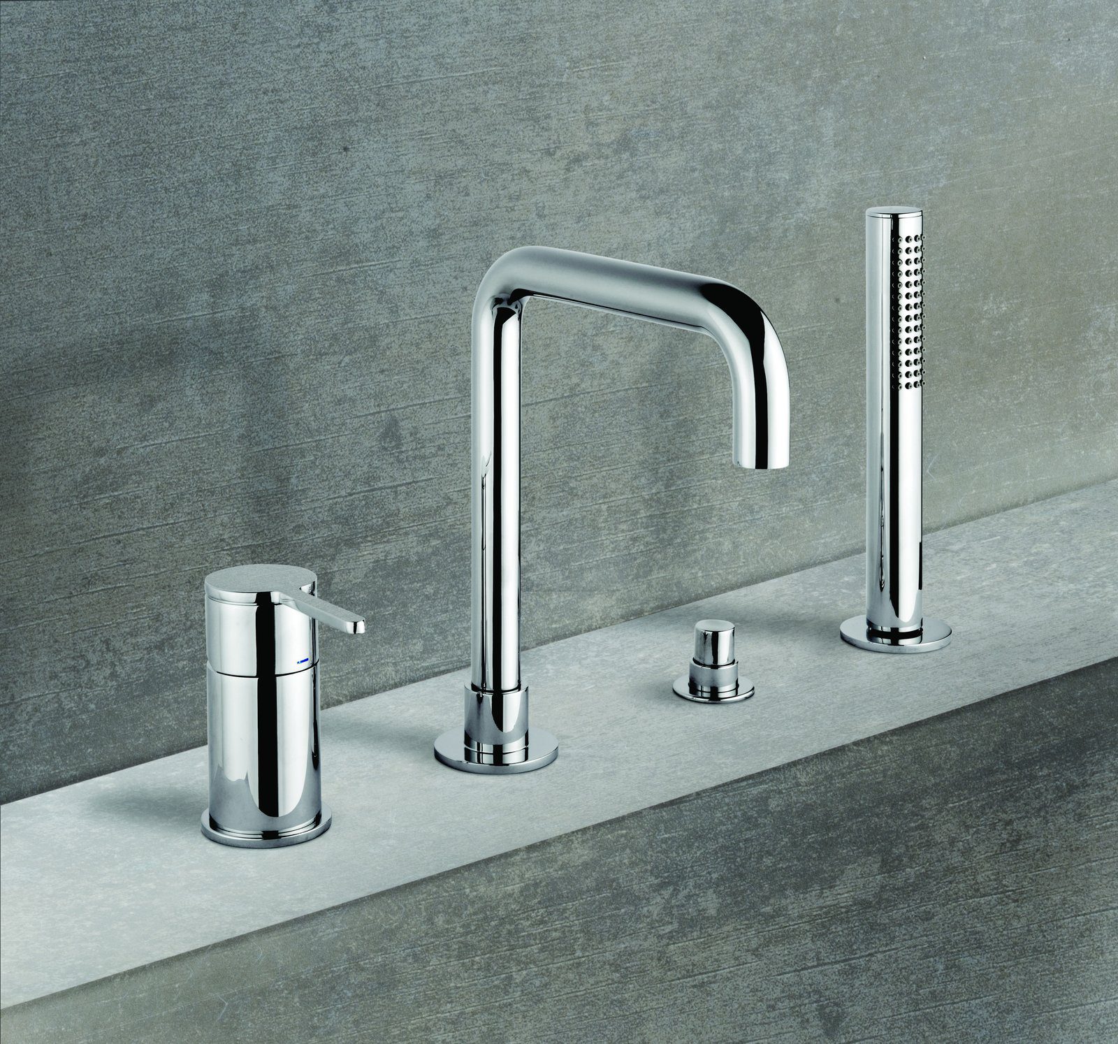 Wannenrandarmatur Emmevi Filobrass 85120, 4-Loch – 2