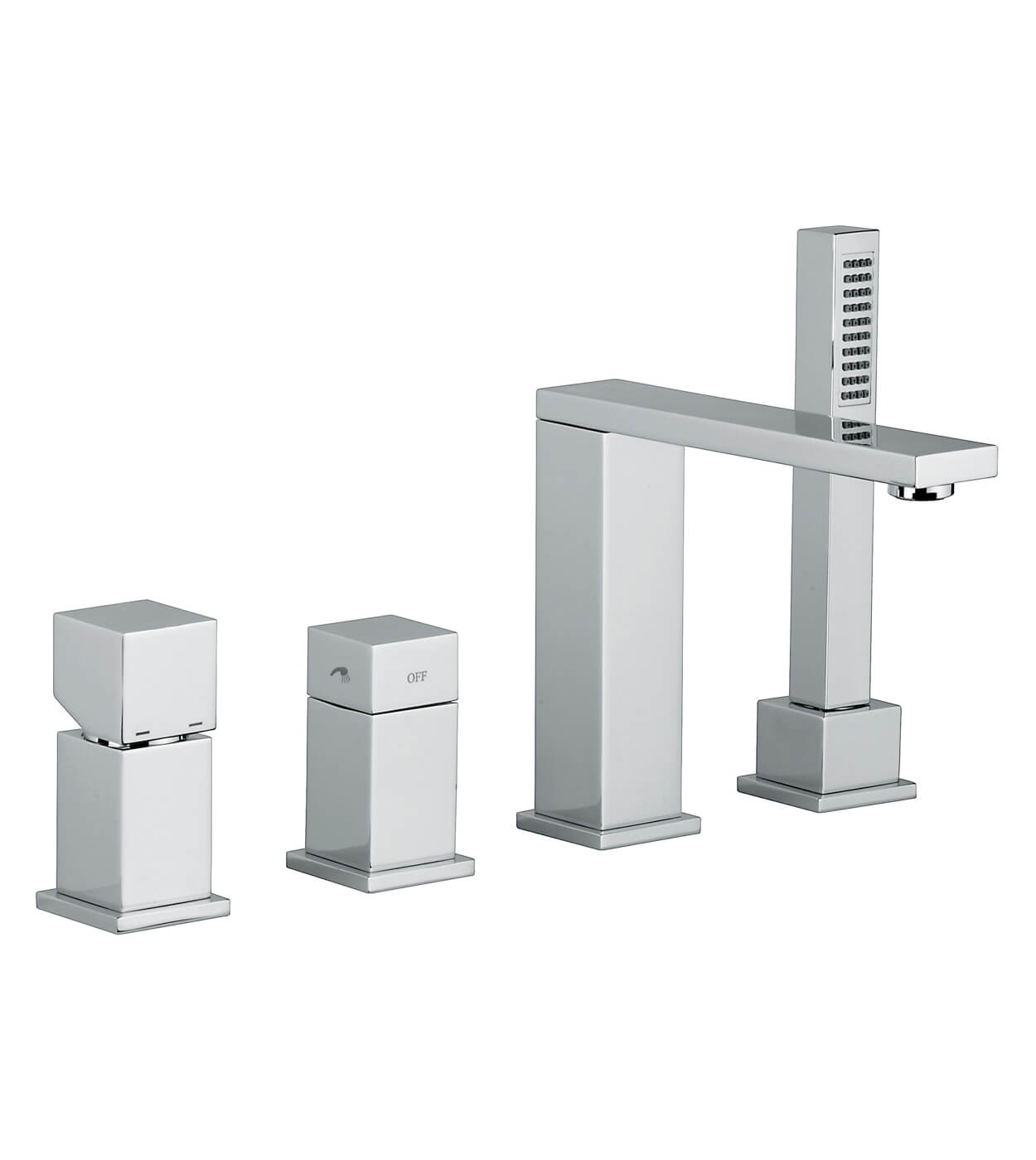 Wannenrandarmatur Emmevi Gea 26120, 4-Loch