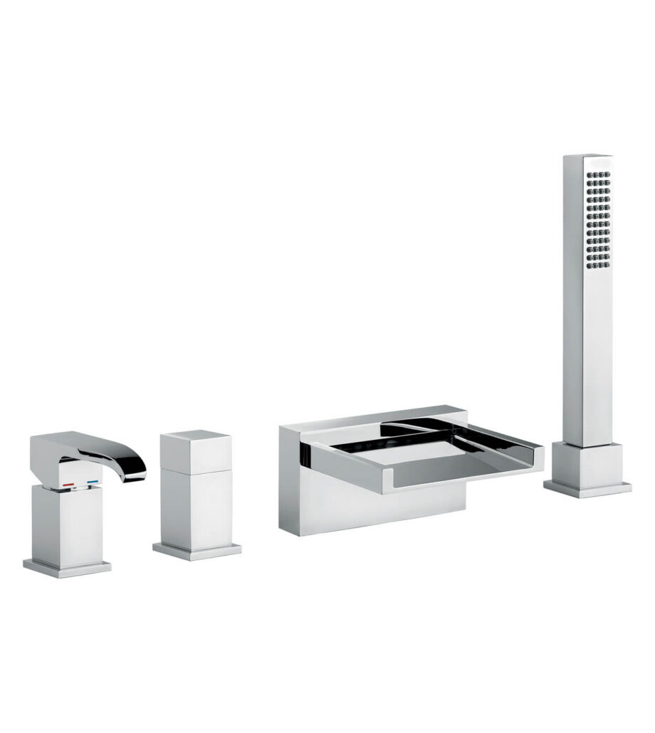 Wannenrandarmatur Emmevi Niagara 74120, 4-Loch, Chrom Wannenrandarmatur Emmevi Niagara 74120, 4-Loch