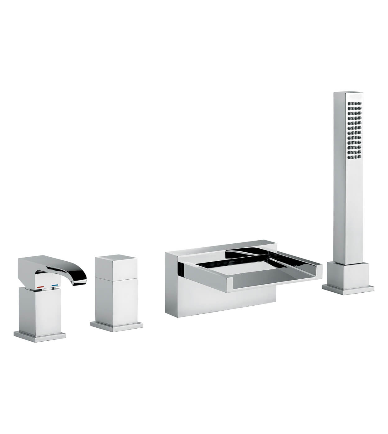 Wannenrandarmatur Emmevi Niagara 74120, 4-Loch