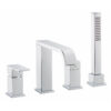 Wannenrandarmatur Emmevi Siris 47120, 4-Loch, Chrom, Geschlossener Hebel Wannenrandarmatur Emmevi Siris 47120, 4-Loch – 2