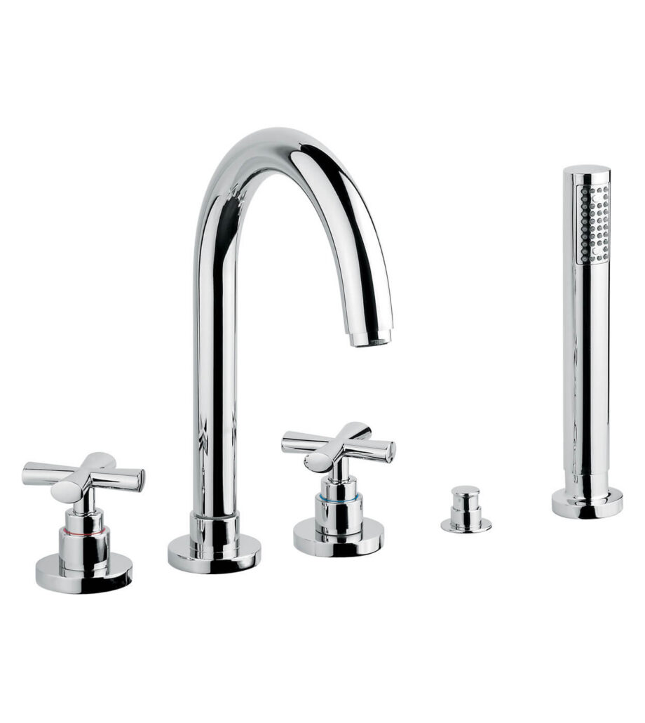 Wannenrandarmatur Emmevi Spirit New 31121, 4-Loch, Chrom Wannenrandarmatur Emmevi Spirit New 31121, 4-Loch
