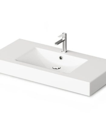 Waschtisch PAA LONG STEP 100, 100x49 cm, Mineralguss