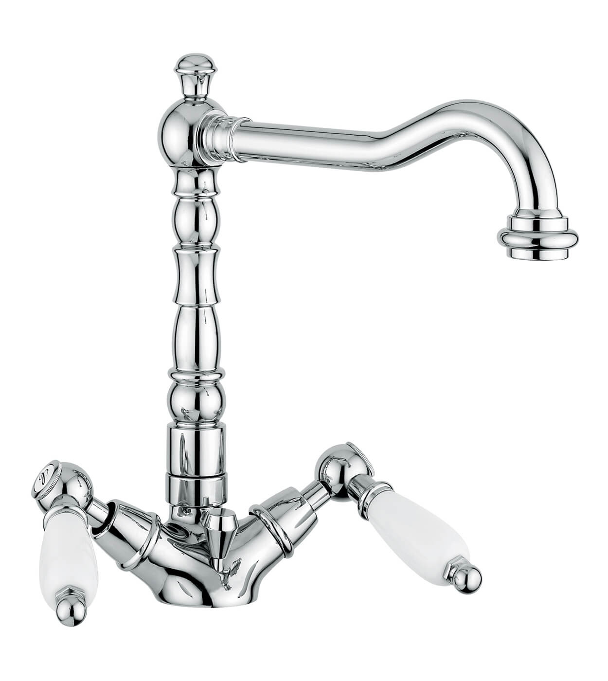 Waschtischarmatur Emmevi Decò Ceramic 121613 mit Ablaufgarnitur