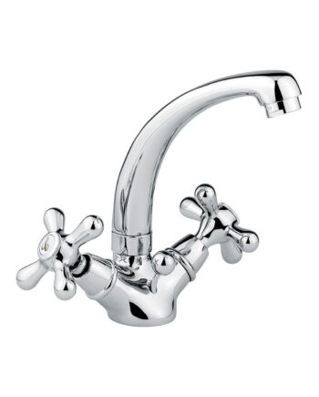 Waschtischarmatur Emmevi Decò Classic 12913 mit Ablaufgarnitur