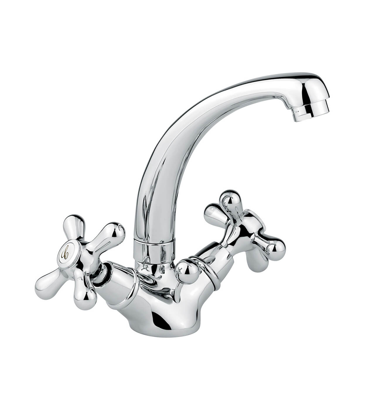 Waschtischarmatur Emmevi Decò Classic 12913 mit Ablaufgarnitur