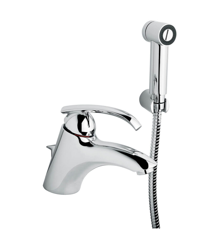 Waschtischarmatur Emmevi Ramses 72063 mit Ablaufgarnitur, Chrom Waschtischarmatur Emmevi Ramses 72063 mit Ablaufgarnitur