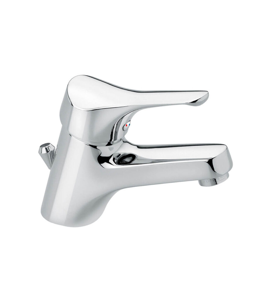 Waschtischarmatur Emmevi Zeus 3003Z mit Ablaufgarnitur, Chrom Waschtischarmatur Emmevi Zeus 3003Z mit Ablaufgarnitur