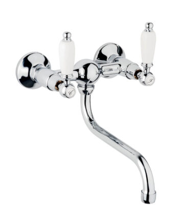 Zweigriff-Wandküchenarmatur Emmevi Decò Ceramic 121005S