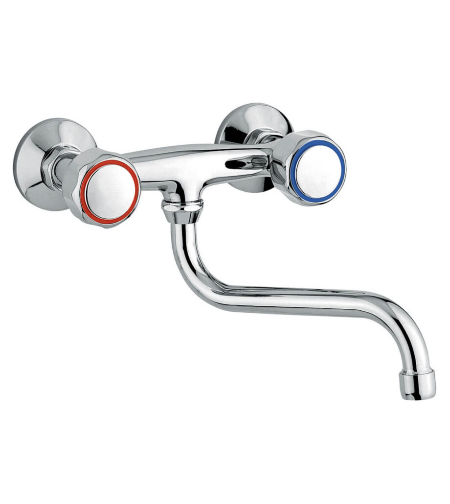 Zweigriff-Wandküchenarmatur Emmevi Sole 15005S Zweigriff-Wandküchenarmatur Emmevi Sole 15005S